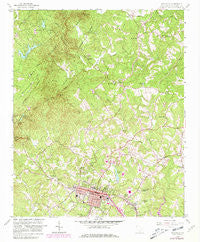 Walhalla South Carolina Historical topographic map, 1:24000 scale, 7.5 X 7.5 Minute, Year 1959