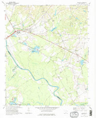Wallace South Carolina Historical topographic map, 1:24000 scale, 7.5 X 7.5 Minute, Year 1971
