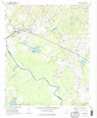 Wallace South Carolina Historical topographic map, 1:24000 scale, 7.5 X 7.5 Minute, Year 1971