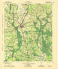 Walterboro South Carolina Historical topographic map, 1:62500 scale, 15 X 15 Minute, Year 1943