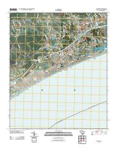 Wampee South Carolina Historical topographic map, 1:24000 scale, 7.5 X 7.5 Minute, Year 2011