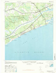 Wampee South Carolina Historical topographic map, 1:24000 scale, 7.5 X 7.5 Minute, Year 1943