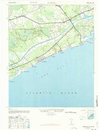 Wampee South Carolina Historical topographic map, 1:24000 scale, 7.5 X 7.5 Minute, Year 1943