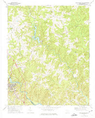 Ware Shoals East South Carolina Historical topographic map, 1:24000 scale, 7.5 X 7.5 Minute, Year 1971