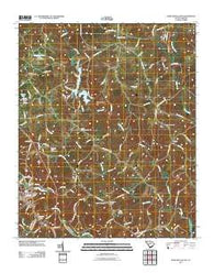 Ware Shoals East South Carolina Historical topographic map, 1:24000 scale, 7.5 X 7.5 Minute, Year 2011
