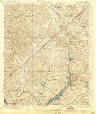 Warrenville South Carolina Historical topographic map, 1:62500 scale, 15 X 15 Minute, Year 1928