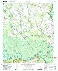 Wateree South Carolina Historical topographic map, 1:24000 scale, 7.5 X 7.5 Minute, Year 1953