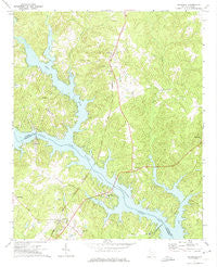 Waterloo South Carolina Historical topographic map, 1:24000 scale, 7.5 X 7.5 Minute, Year 1971