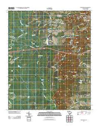 Wedgefield South Carolina Historical topographic map, 1:24000 scale, 7.5 X 7.5 Minute, Year 2011