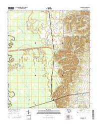 Wedgefield South Carolina Current topographic map, 1:24000 scale, 7.5 X 7.5 Minute, Year 2014