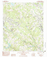 Wellford South Carolina Historical topographic map, 1:24000 scale, 7.5 X 7.5 Minute, Year 1983