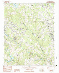 Wellford South Carolina Historical topographic map, 1:24000 scale, 7.5 X 7.5 Minute, Year 1983