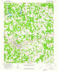 Westminster South Carolina Historical topographic map, 1:24000 scale, 7.5 X 7.5 Minute, Year 1963