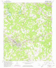 Westminster South Carolina Historical topographic map, 1:24000 scale, 7.5 X 7.5 Minute, Year 1963