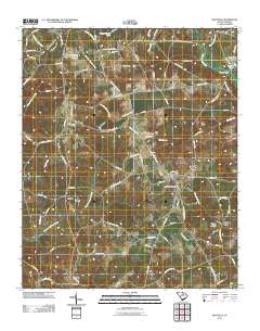 Westville South Carolina Historical topographic map, 1:24000 scale, 7.5 X 7.5 Minute, Year 2011