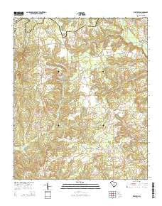 Westville South Carolina Current topographic map, 1:24000 scale, 7.5 X 7.5 Minute, Year 2014