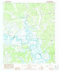 White Hall South Carolina Historical topographic map, 1:24000 scale, 7.5 X 7.5 Minute, Year 1988
