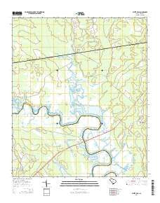 White Hall South Carolina Current topographic map, 1:24000 scale, 7.5 X 7.5 Minute, Year 2014