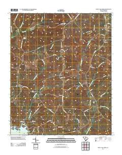 White Oak Creek South Carolina Historical topographic map, 1:24000 scale, 7.5 X 7.5 Minute, Year 2011