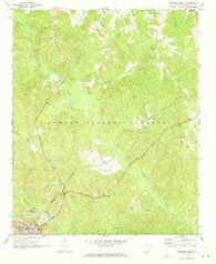 Whitmire North South Carolina Historical topographic map, 1:24000 scale, 7.5 X 7.5 Minute, Year 1970