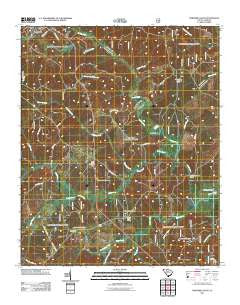 Whitmire South South Carolina Historical topographic map, 1:24000 scale, 7.5 X 7.5 Minute, Year 2011
