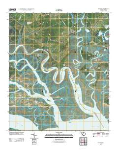 Wiggins South Carolina Historical topographic map, 1:24000 scale, 7.5 X 7.5 Minute, Year 2011