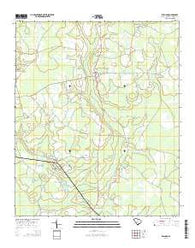 Williams South Carolina Current topographic map, 1:24000 scale, 7.5 X 7.5 Minute, Year 2014