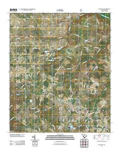 Williston South Carolina Historical topographic map, 1:24000 scale, 7.5 X 7.5 Minute, Year 2011