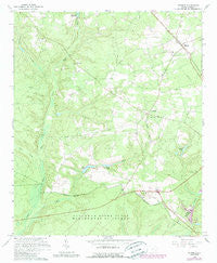 Windsor South Carolina Historical topographic map, 1:24000 scale, 7.5 X 7.5 Minute, Year 1965