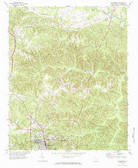 Winnsboro South Carolina Historical topographic map, 1:24000 scale, 7.5 X 7.5 Minute, Year 1969