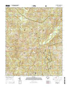 Winterseat South Carolina Current topographic map, 1:24000 scale, 7.5 X 7.5 Minute, Year 2014