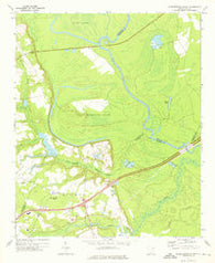 Witherspoon Island South Carolina Historical topographic map, 1:24000 scale, 7.5 X 7.5 Minute, Year 1972