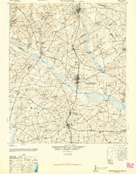 Woodford South Carolina Historical topographic map, 1:62500 scale, 15 X 15 Minute, Year 1946