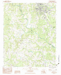 Woodruff South Carolina Historical topographic map, 1:24000 scale, 7.5 X 7.5 Minute, Year 1983