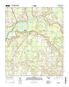 Workman South Carolina Current topographic map, 1:24000 scale, 7.5 X 7.5 Minute, Year 2014