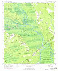 Yauhannah South Carolina Historical topographic map, 1:24000 scale, 7.5 X 7.5 Minute, Year 1943