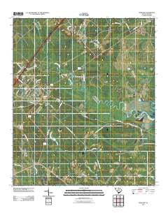 Yemassee South Carolina Historical topographic map, 1:24000 scale, 7.5 X 7.5 Minute, Year 2011