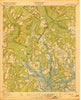 Yemassee South Carolina Historical topographic map, 1:62500 scale, 15 X 15 Minute, Year 1918