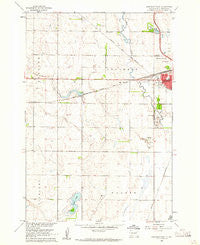 Aberdeen West South Dakota Historical topographic map, 1:24000 scale, 7.5 X 7.5 Minute, Year 1960