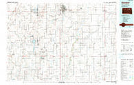 Aberdeen South Dakota Historical topographic map, 1:100000 scale, 30 X 60 Minute, Year 1985