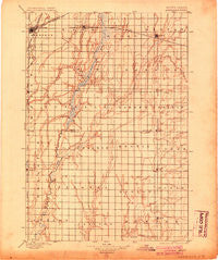 Aberdeen South Dakota Historical topographic map, 1:125000 scale, 30 X 30 Minute, Year 1895