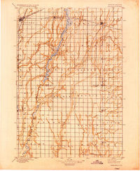 Aberdeen South Dakota Historical topographic map, 1:125000 scale, 30 X 30 Minute, Year 1895