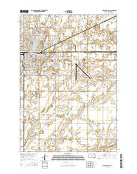 Aberdeen East South Dakota Current topographic map, 1:24000 scale, 7.5 X 7.5 Minute, Year 2015