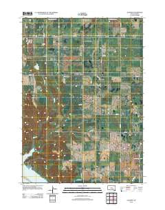 Academy South Dakota Historical topographic map, 1:24000 scale, 7.5 X 7.5 Minute, Year 2012