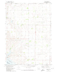 Academy South Dakota Historical topographic map, 1:24000 scale, 7.5 X 7.5 Minute, Year 1971