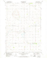 Agar NW South Dakota Historical topographic map, 1:24000 scale, 7.5 X 7.5 Minute, Year 1970