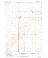 Agar South Dakota Historical topographic map, 1:24000 scale, 7.5 X 7.5 Minute, Year 1965