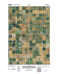 Agar NE South Dakota Historical topographic map, 1:24000 scale, 7.5 X 7.5 Minute, Year 2012
