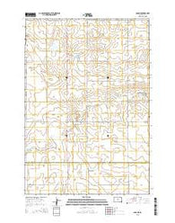 Agar NE South Dakota Current topographic map, 1:24000 scale, 7.5 X 7.5 Minute, Year 2015