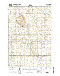 Agar NW South Dakota Current topographic map, 1:24000 scale, 7.5 X 7.5 Minute, Year 2015